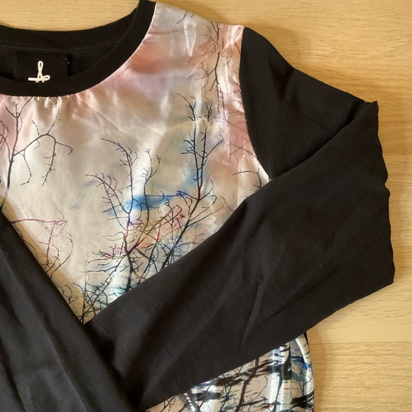 Silk Front Graphic Sweatshirt - Picture 2 of 4